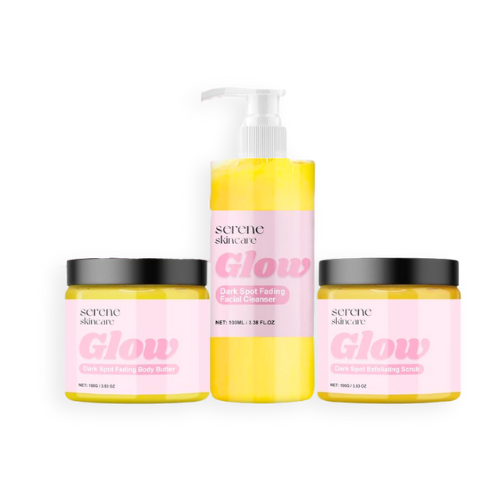 Turmeric Face Wash + Exfoliating Scrub + Body Butter Set